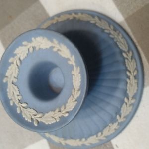 Wedgewood blue jasperware 76 candleholder